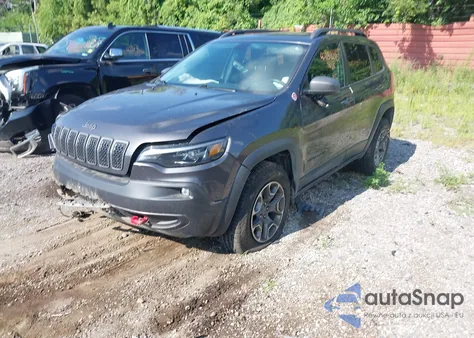 2020 Jeep Cherokee Trailhawk 4X4 z USA, uszkodzony, nr VIN 1C4PJMBX1LD581860